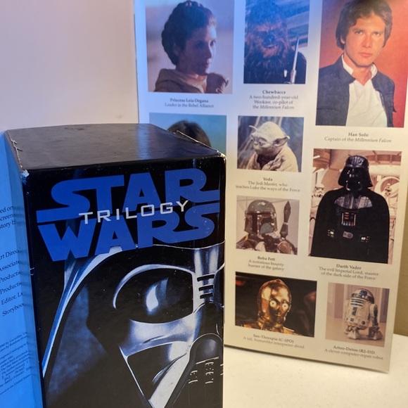 Star Wars Trilogy VHS Set & The Empire Strikes Back Storybook - Picture 3 of 6